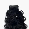 Off Black Curly Invisible Tape-In Hair Extensions | Curly Heaven™