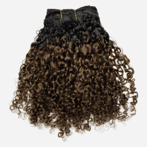 Sambi Curly Heaven Hair Curly Hair Extensions Ombre Chocolate Clip-Ins for 3B curls 