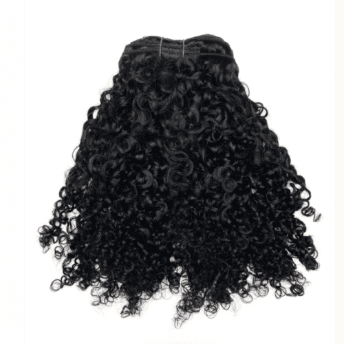 Spirally Curly Off Black Classic Clip-Ins | Curly Heaven™ 