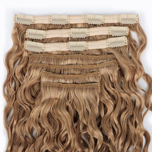 WAVY CURLY ASH BLONDE CURLY HEAVEN HAIR EXTENSIONS 2