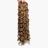 Wavy Curly Chestnut Brown Clip-In Hair Extension are for those with 2B-2C curl patterns