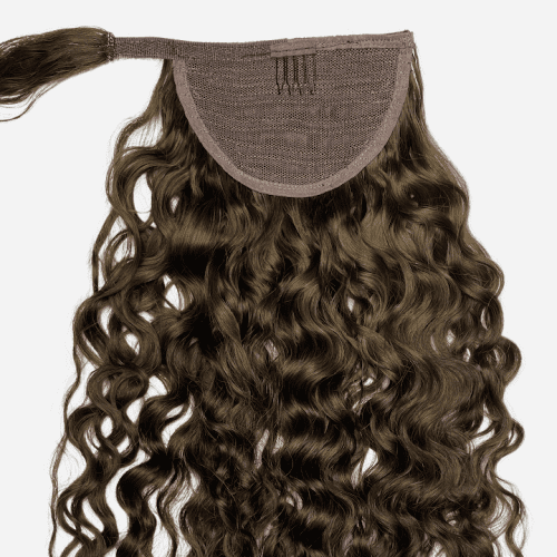 WavyCurlyExtensionPonytailChocolateBrown 3