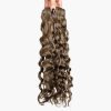 Wavy Curly Chocolate Brown Clip-In Hair Extension are best for those with 2B-2C curls