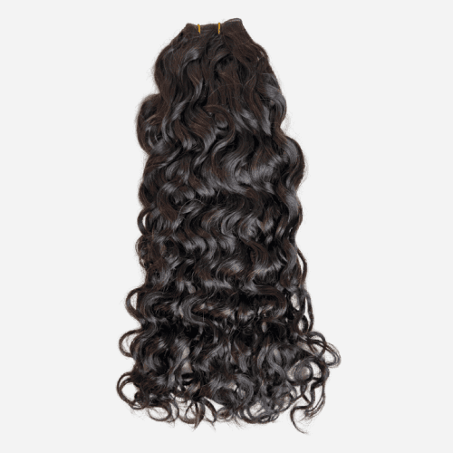 curly heaven genius weft Wavy dark Brown