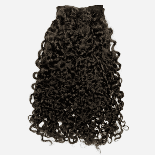 Sambi Curl Dark Brown Seamless Clip-Ins | Curly Heaven™ 